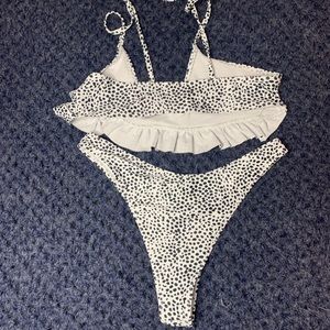 animal print bikini